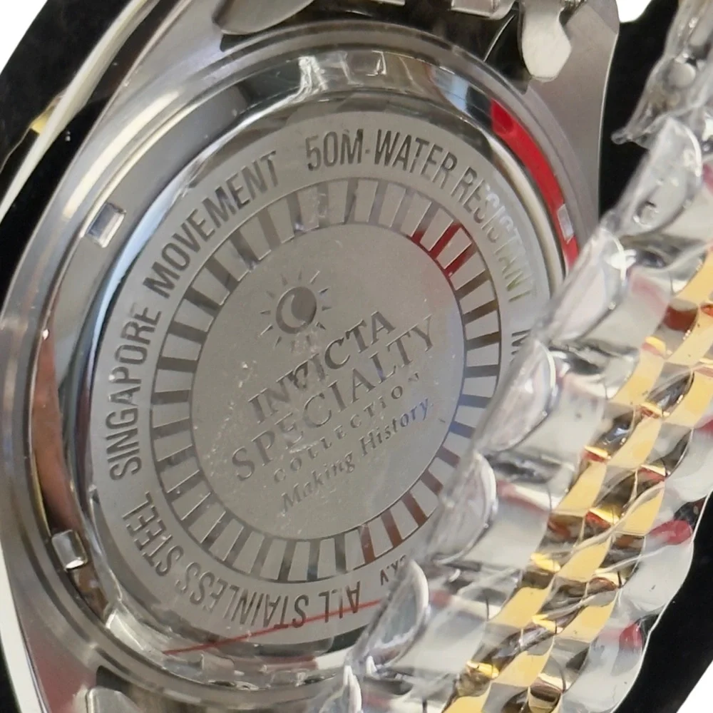New Invicta Men’s Specialty Quartz Silver Dial Watch, Model 47484